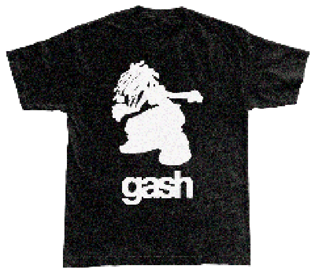 gash tee black